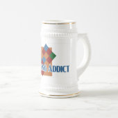 Mahjong Addict's stein Bierpul (Voorkant rechts)