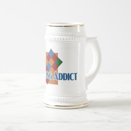 Mahjong Addict's stein Bierpul (Voorkant rechts)