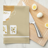 Mahjong and Teacup Kitchen Towels Theedoek (Quarter Fold)