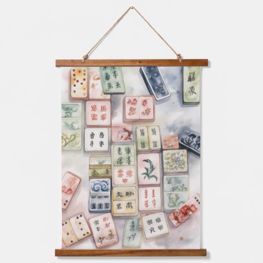 Mahjong Art Hangend Wandkleed (Voorkant)
