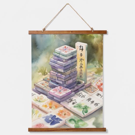 Mahjong Art Hangend Wandkleed (Voorkant 3)