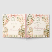 Mahjong baby shower gastenboek (Volledig)