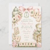 Mahjong baby shower kaart (Voorkant)
