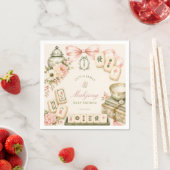 Mahjong baby shower servet (Insitu)