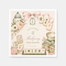Mahjong baby shower