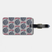 Mahjong Bagage Label (Achterkant horizontaal)