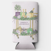 Mahjong Bar Winkelwagen Seltzer Blikjeskoeler (Voorkant)