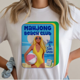 Mahjong Beach Club Zomer T-Shirt