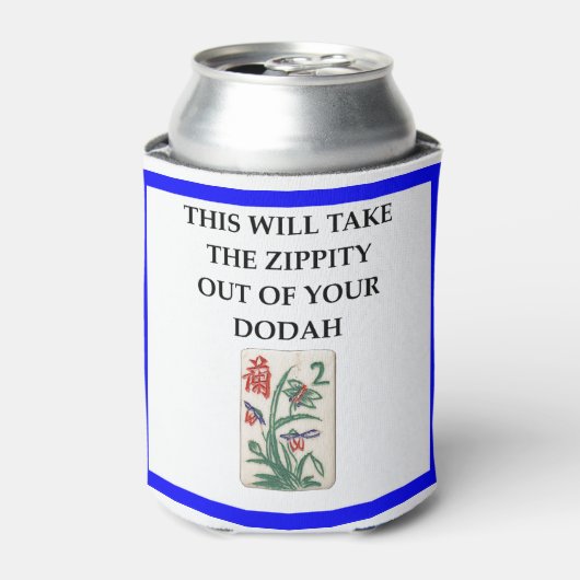 mahjong blikjeskoeler (Blikje Voorkant)