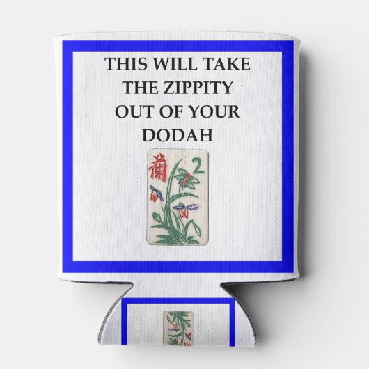 mahjong blikjeskoeler (Achterkant)