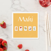 Mahjong Bloem Tegels Servet (Insitu)