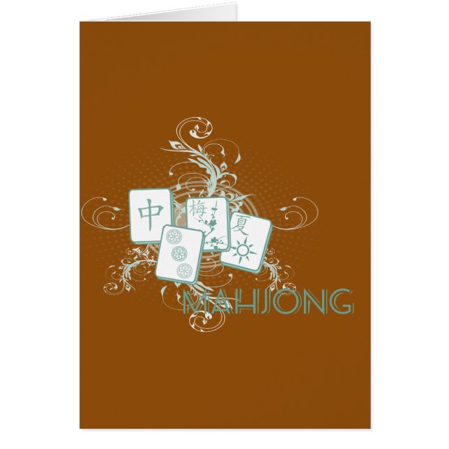 mahjong blue (Voorkant)