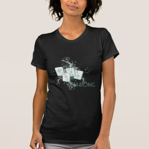 mahjong blue t-shirt