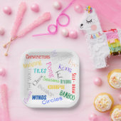 Mahjong Borden 7 inch Papieren Bordje (Feest)