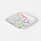 Mahjong Borden 7 inch Papieren Bordje (Gebogen)