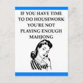 MAHJONG BRIEFKAART (Voorkant)