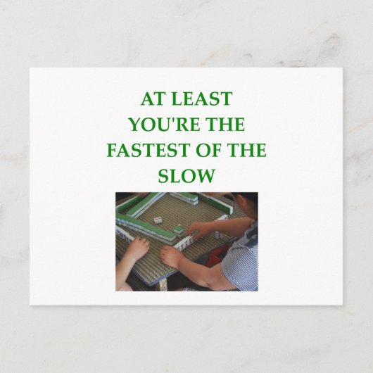 MAHJONG BRIEFKAART (Voorkant)