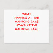 mahjong briefkaart (Voorkant)