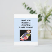 mahjong briefkaart (Staand voorkant)