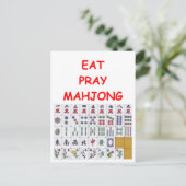 mahjong briefkaart (Staand voorkant)