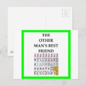 mahjong briefkaart (Voorkant / Achterkant)