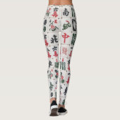 Mahjong broek leggings (Achterkant)
