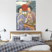 Mahjong Canvas Afdruk (Insitu (Slaapkamer))