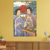 Mahjong Canvas Afdruk (Insitu (Woonkamer))