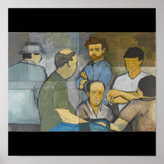 Mahjong - Canvas Print (Voorkant)