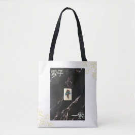 Mahjong Canvas tas met de 1 van Bamboo in Cantones