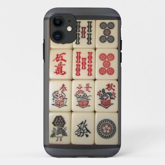 Mahjong Case-Mate iPhone Case (Achterkant)