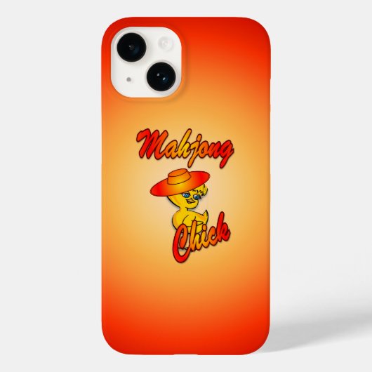 Mahjong Chick #5 Case-Mate iPhone Case (Achterkant)
