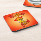 Mahjong Chick #5 Drankjes Onderzetter (Linkerzijde)