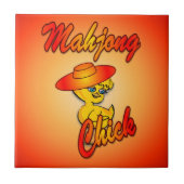 Mahjong Chick #5 Tegeltje (Voorkant)