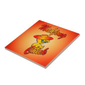 Mahjong Chick #5 Tegeltje (Zijkant)