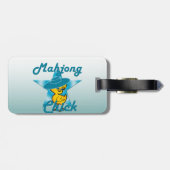 Mahjong Chick #7 Bagagelabel (Achterkant horizontaal)