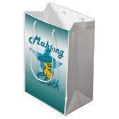 Mahjong Chick #7 Medium Cadeauzakje (Voorkant Gekanteld)