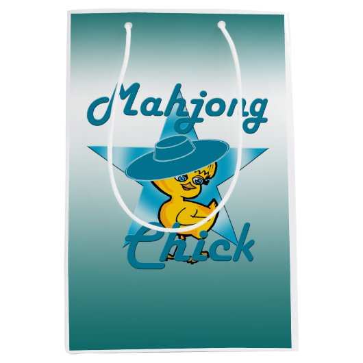 Mahjong Chick #7 Medium Cadeauzakje (Voorkant)