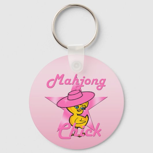 Mahjong Chick #8 Sleutelhanger (Voorkant)