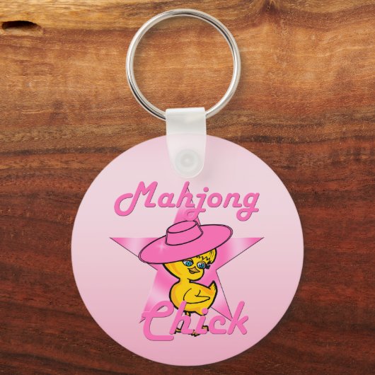 Mahjong Chick #8 Sleutelhanger (Voorkant)