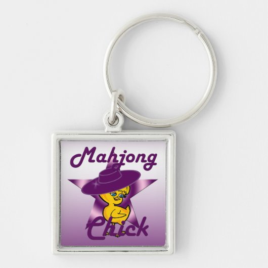 Mahjong Chick #9 Sleutelhanger (Voorkant)