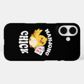 Mahjong Chick Chinese bord Speler Case-Mate iPhone Case (Achterkant (horizontaal))
