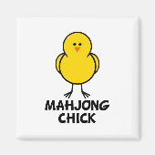 Mahjong Chick Magneet (Voorkant)