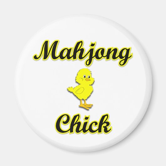 Mahjong Chick Magneet (Voorkant)