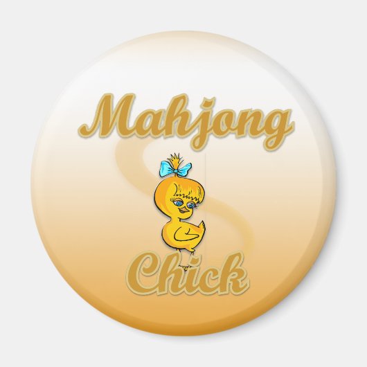 Mahjong Chick Magneet (Voorkant)