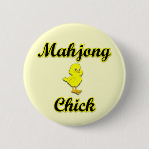 Mahjong Chick Ronde Button 5,7 Cm