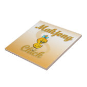 Mahjong Chick Tegeltje (Zijkant)