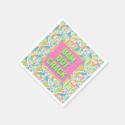 Mahjong Cocktail servetten (Hoek)