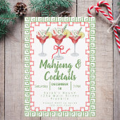 Mahjong Cocktails Kerstfeest Grandmillennial