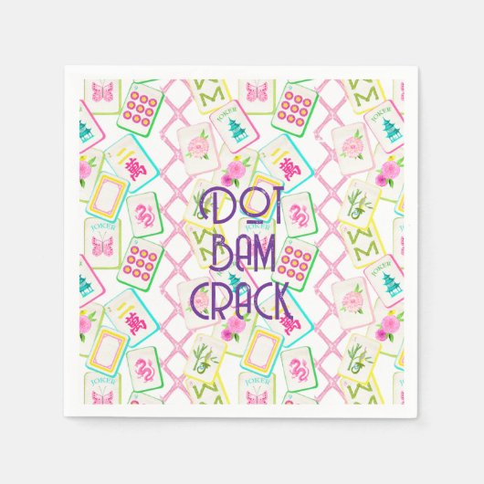 MAHJONG COCKTAILSERVET SERVET (Voorkant)